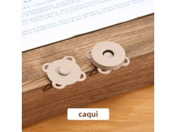 (caqui)10 Juegos De Hebillas Magnéticas De Metal De Ciruela De Costura Para Carteras, Bolsos, Accesorios De Bricolaje De Ropa