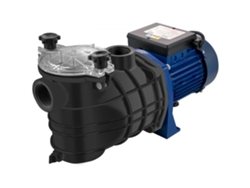 Bomba de piscina de 1ps y 750w con caudal de 15000l/h, motor silencioso IP55 y filtro extraíble Tekmaquinas