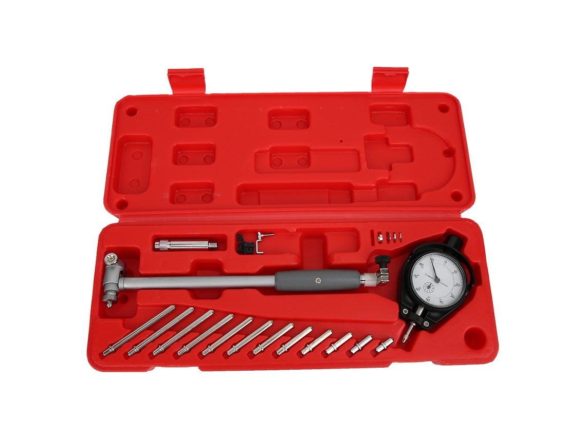 Calibrador De Diámetro Interno Con Puntero, 50-160 Mm, Precisión De 0,01 Mm.