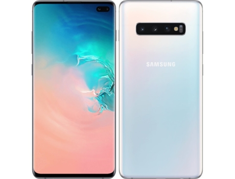 Smartphone SAMSUNG Galaxy S10 Plus (Reacondicionado Señales de Uso - 6.4'' - 6 GB - 128 GB - Blanco Prisma)
