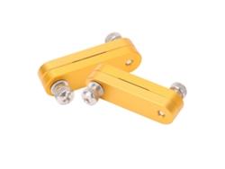 2pcs Bloque De Límite De Regla De Aluminio Ajustable Preciso Para Carpintería Regla Stop Fence