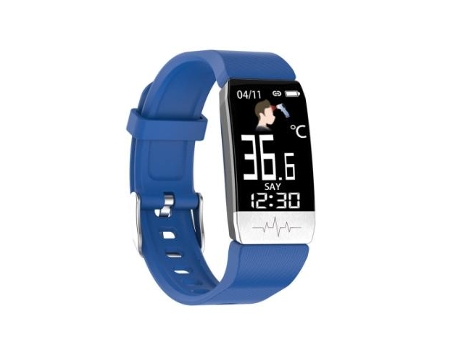 Reloj inteligente Fitness Smart Watch, IP68 a Prueba de Agua, Monitor de Actividad, podómetro, Reloj Deportivo (Azul) VEANXIN