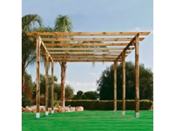 Nort Pérgola Bemus 4x3,6m Ø9x9cm Pefc X1 NORTENE