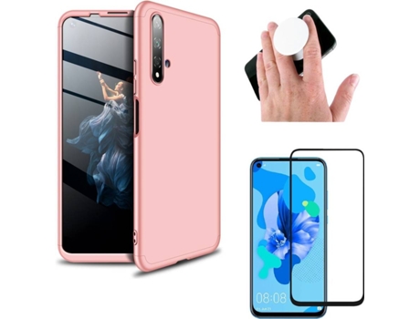 Carcasa, Protector y Popsocket Huawei Honor 20 Slim armor 360º Rosa