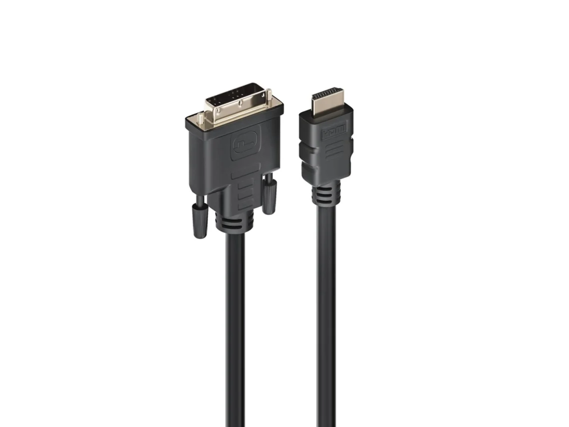 Ewent Ec1350 Adaptador de cable de video 2M Tipo HDMI a Dvi-D estándar Negro