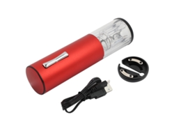 JILLIOPER APRIBA DE BOTOR AUTOMÁTICA AUTOMÁTICA DE VINO, BATERÍA RECHAZABLE CARDE USB CARCHE SCREWCHIL ELÉCTRICO CON CUBIERTA transparente y tornillo de grado a
