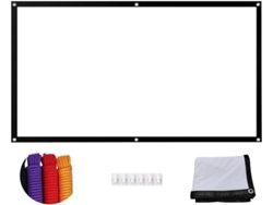 Pantalla De Proyección Plegable Para Cine En Casa (60"-72"), Con Bolsa De Transporte, Formato 4:3/16:9 (16:9,