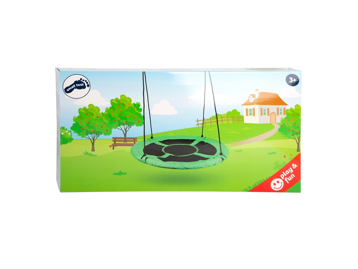 Columpio nido verde pequeño XL - Columpio grande para exteriores - 110 cm - Small Foot