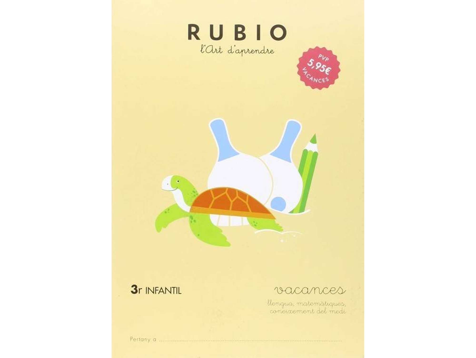 Libro Rubio Vacances 3R.Educació Infantil