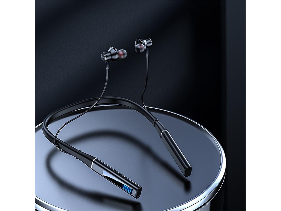 Auriculares Bluetooth  5.3 Cuello Inalámbrico de Alta Calidad Sin Latencia Gaming Universal Negro