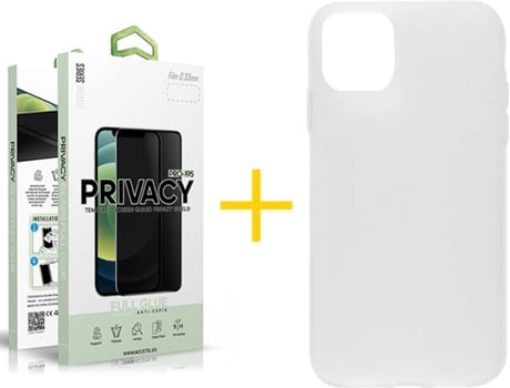 Carcasa + Protector de Pantalla para iPhone 12 Mini SKYHE Transparente Mate