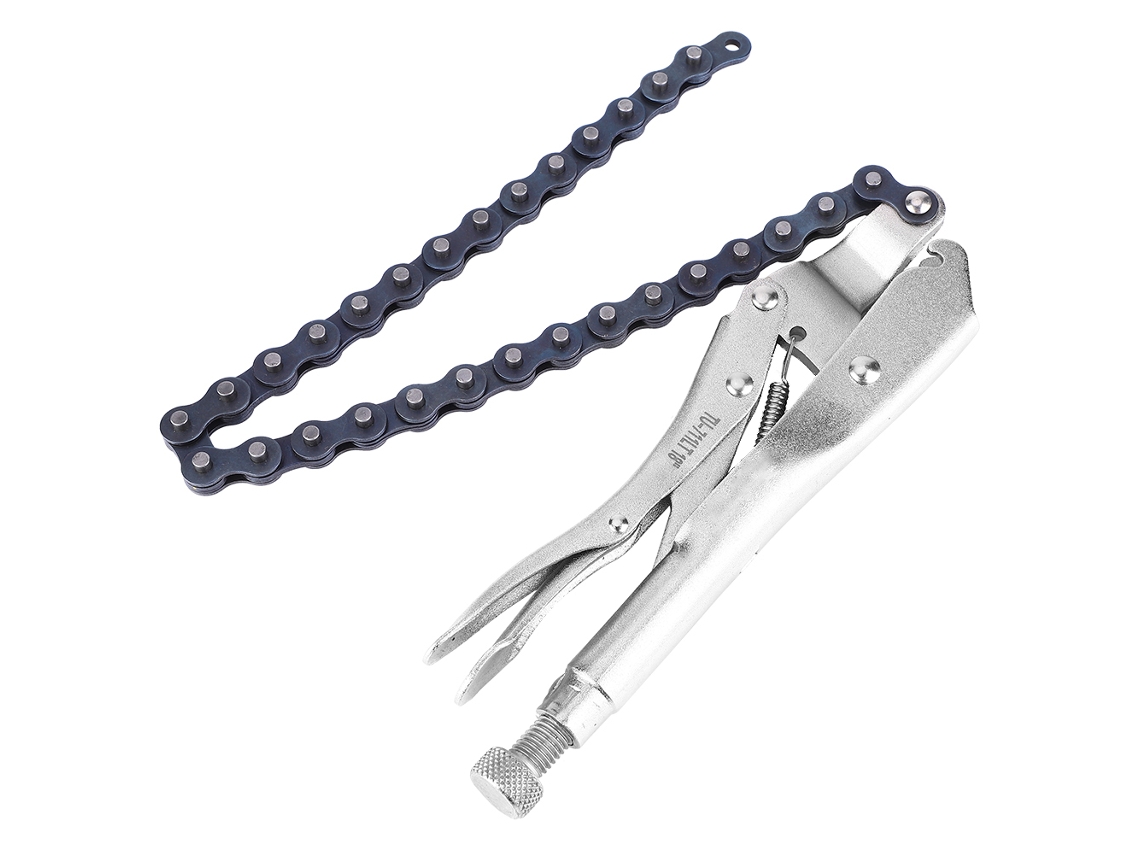 Alicates Para Cadenas Con Cierre Seguro, Acero Cromo-vanadio, 48,5 Cm/19,1 Pulgadas, Llave Para Cadena Y Tornillo De Banco.