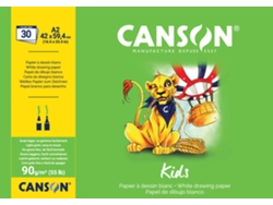 Bloc de Dibujo CANSON para Niños Din A2 90 G/M² 30 Hojas