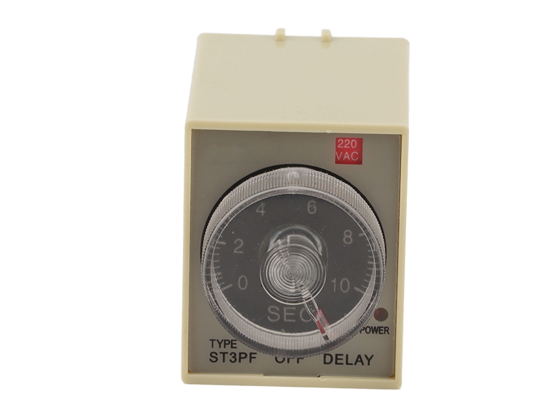 Relé De Tiempo Ajustable Con Temporizador De Apagado Retardado St3pf, Accesorio Para Corriente Alterna De 200-220 V.
