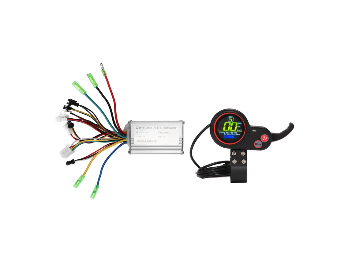 2026-kit Controlador Sin Escobillas 36v 48v 15a Con Pantalla Lcd Para Bicicletas Y Patinetes Eléctricos Manillar 22.2mm