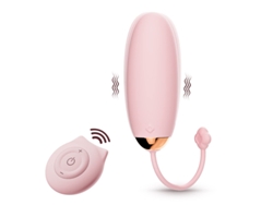 Mini vibrador de control remoto con 10 modos de vibración (rosa) YIZHOOD