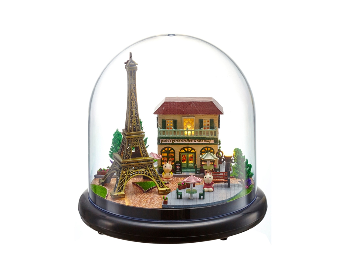 Modelo En Miniatura 3d Del París Romántico 14x14x137 Cm 14x14x14 Cm
