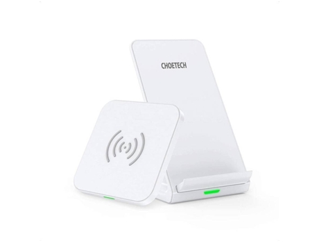 Cargador Inalámbricos Inducción Rápido para iPhone 11 Pro/Se/12 Pro/12/XR/11 Pro Max/8 S/XS Max YIZHOOD Seda Blanco