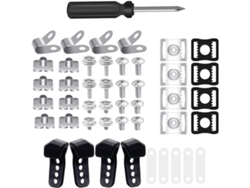 Paquete De 60 Kits De Reparación De Cascos De Fútbol Y Hockey Con Clips De Goma, Tornillos, Tuercas,