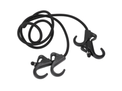 Correa Elástica Negra Para Camping Con Ganchos, Material Pom Resistente A Los Rayos Uv, Para Asegurar El Equipaje.