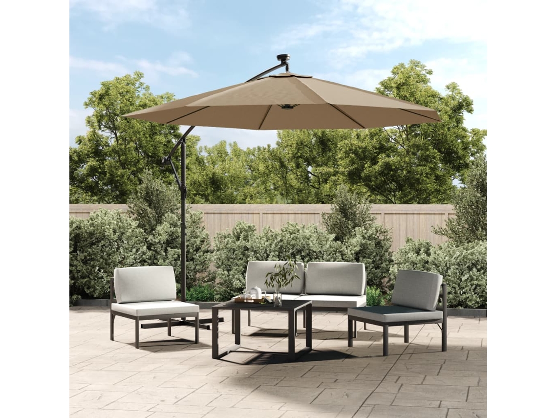 Tela de repuesto para sombrilla voladiza gris parduzco Wsd302774 Lovely Home