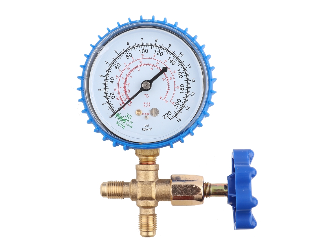 Manómetro Para Recarga De Refrigerante De Aire Acondicionado Compatible Con R410a, R22, R134a Y R404a.