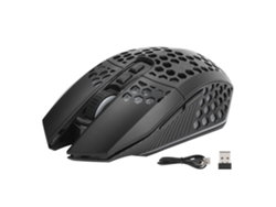 Ratón inalámbrico para juegos RGB con carga silenciosa X801negro