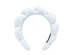 Diadema Para Mujer Para Spa Y Maquillaje Con Espuma Y Toalla De Seda Absorbente - Versátil