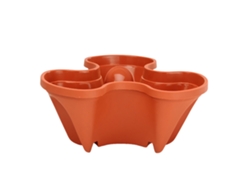 Maceta de fresa en capas 3D