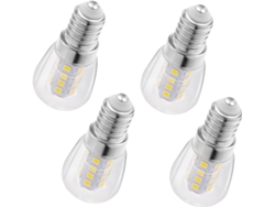 Juego de 4 bombillas LED para refrigerador, iluminación de repuesto para electrodomésticos. SFUSHOS