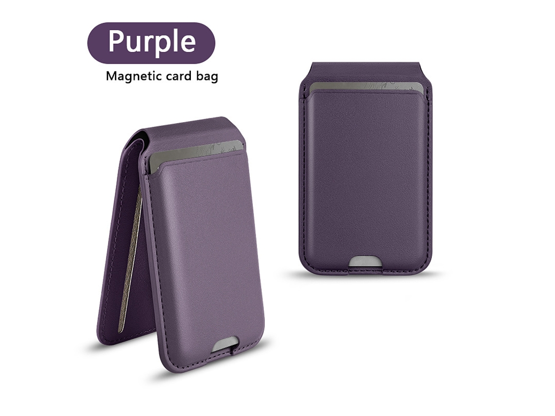 Cartera MagSafe HENTEN HOME para iPhone 17/16/15/14/13/12, gris