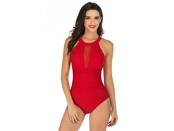 Fasst-traje De Baño Entero Para Mujer De Cuello Alto Con Control De Barriga Para Playa Y Piscina