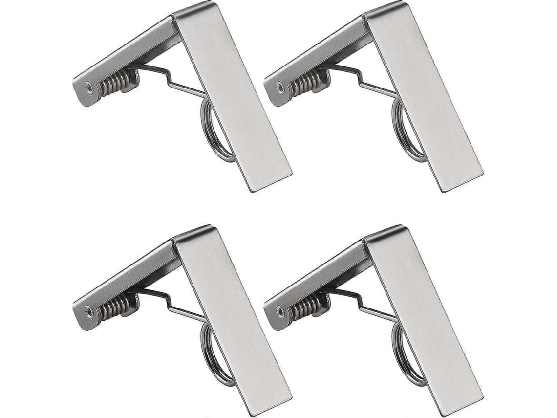 pinzas para toallas de acero inoxidable resistentes a la corrosión para restaurantes, picnics y fiestas.