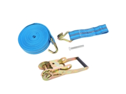 Correa De Amarre Con Trinquete De Alta Resistencia, 10 M, 60 Mm, Poliéster, Acero Industrial