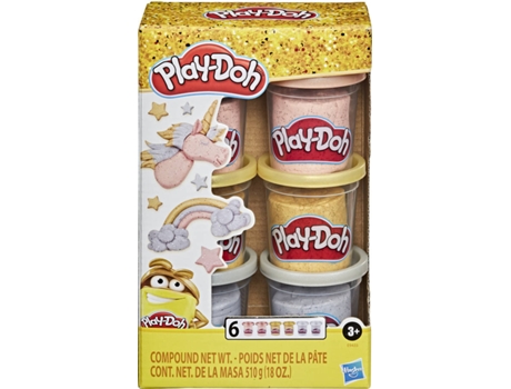 Plastilina PLAY-DOH botes metalizados (Edad Mínima: 3 años)