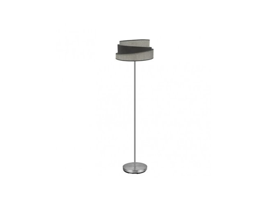 Hara 1xe27 Níquel/gris 162x40x40 cm Patas de recibidor Fabrilamp