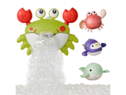Cangrejo De Juguete Para El Baño Del Bebé Con Burbujas, Sin Pilas, Seguro Para Niños De 1 A 3 Años.
