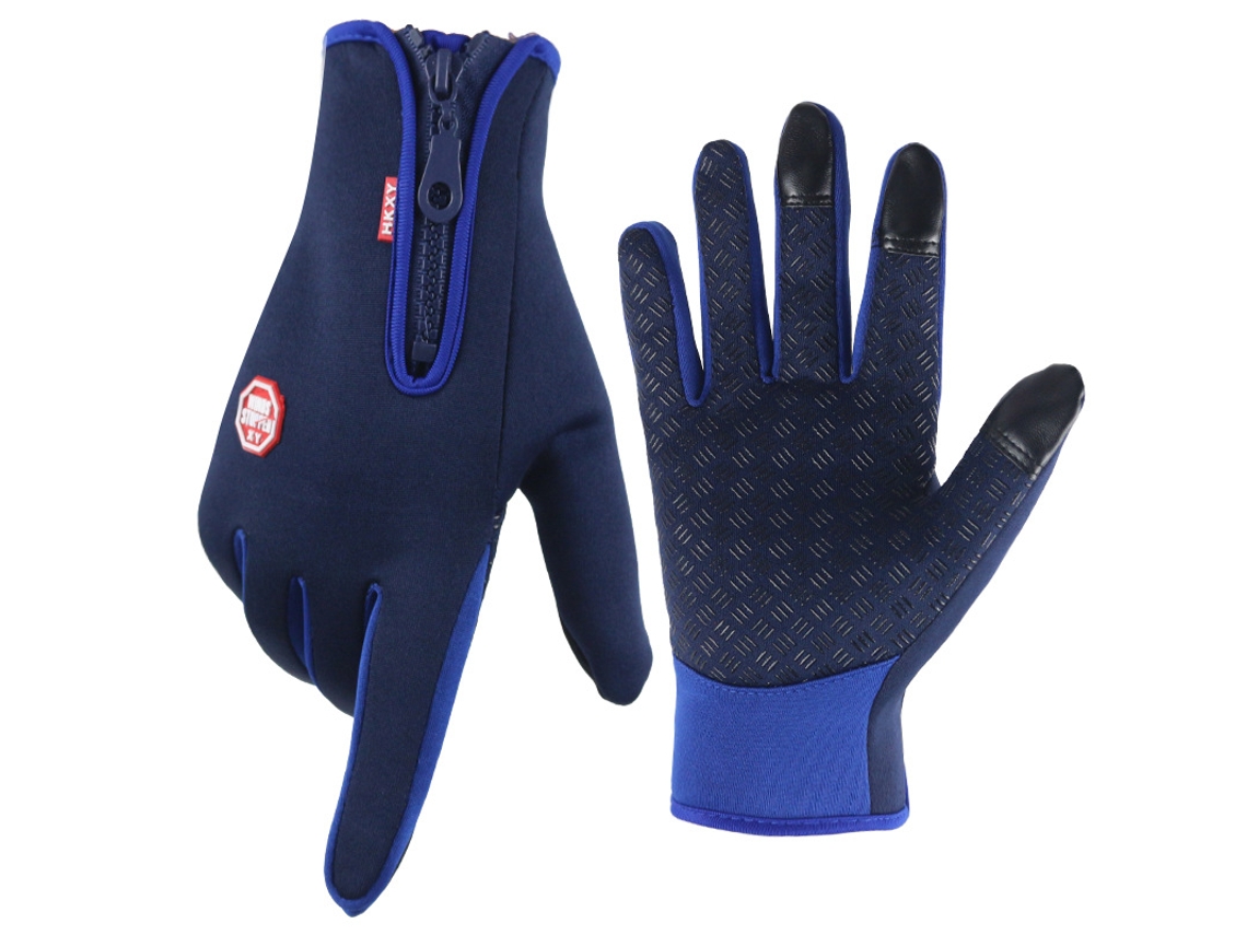 Guantes De Ciclismo De Invierno Con Pantalla Táctil Para Hombre Y Mujer, Guantes Cálidos A Prueba De Viento, Azul Oscuro/m Digitallab