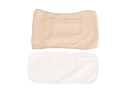 TRUYUETY Compresa de Aceite de Ricino Reutilizable Impermeable Lavable para Cintura Hígado Desintoxicación