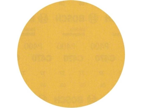 Lija BOSCH C470 Sin Orificios para Amoladoras y Taladros - 125 mm - G 400 - 50 Un para Amoladoras Pequeñas; para Brocas Rotativas