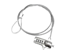 Candado Con Contraseña Para Portátil, Candado Antirrobo Para Cibercafé, Metal Universal, 1,2 M, Plateado