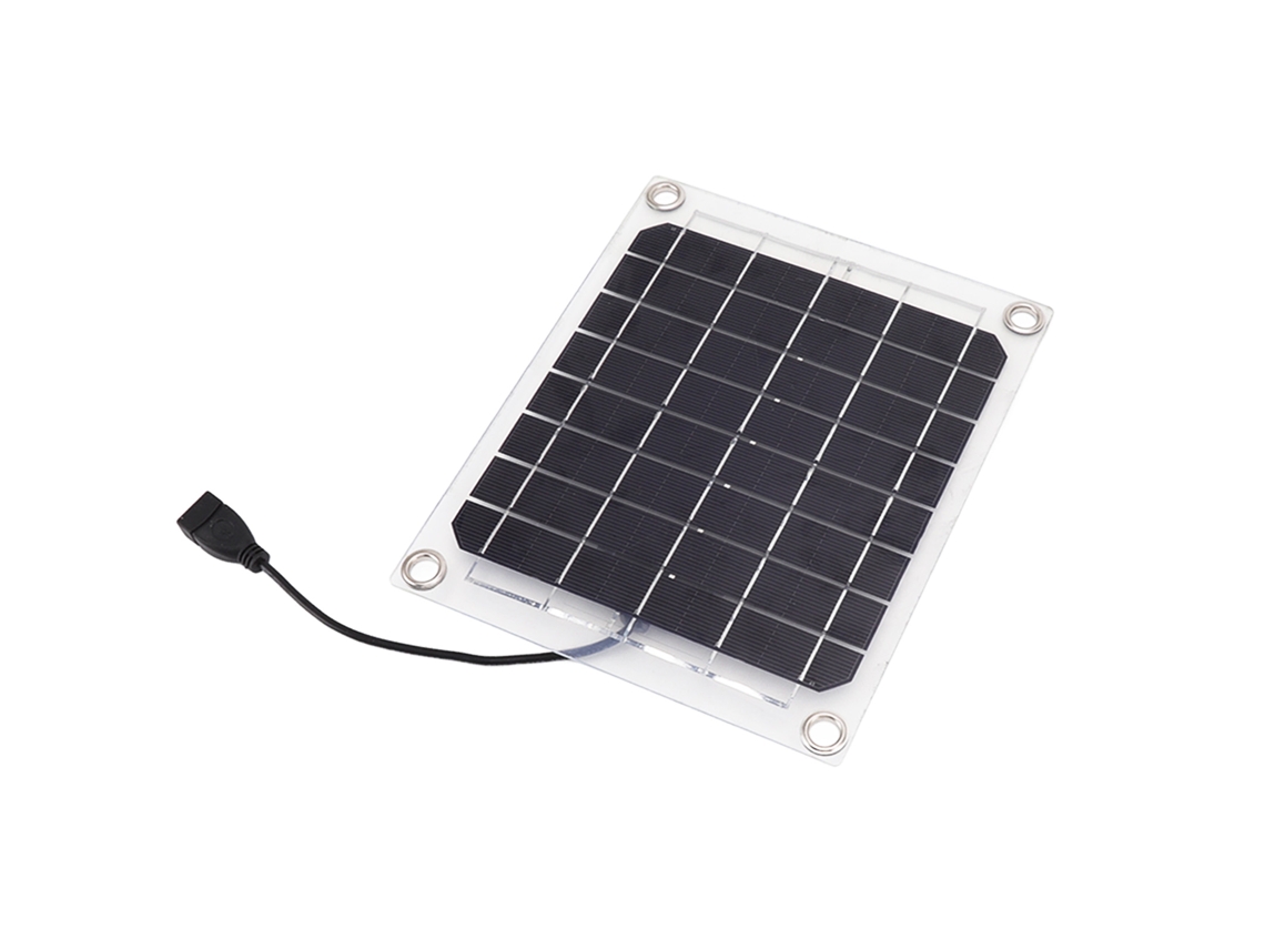 Bomba solar de 5V 10W IP65 para acuarios y uso exterior.