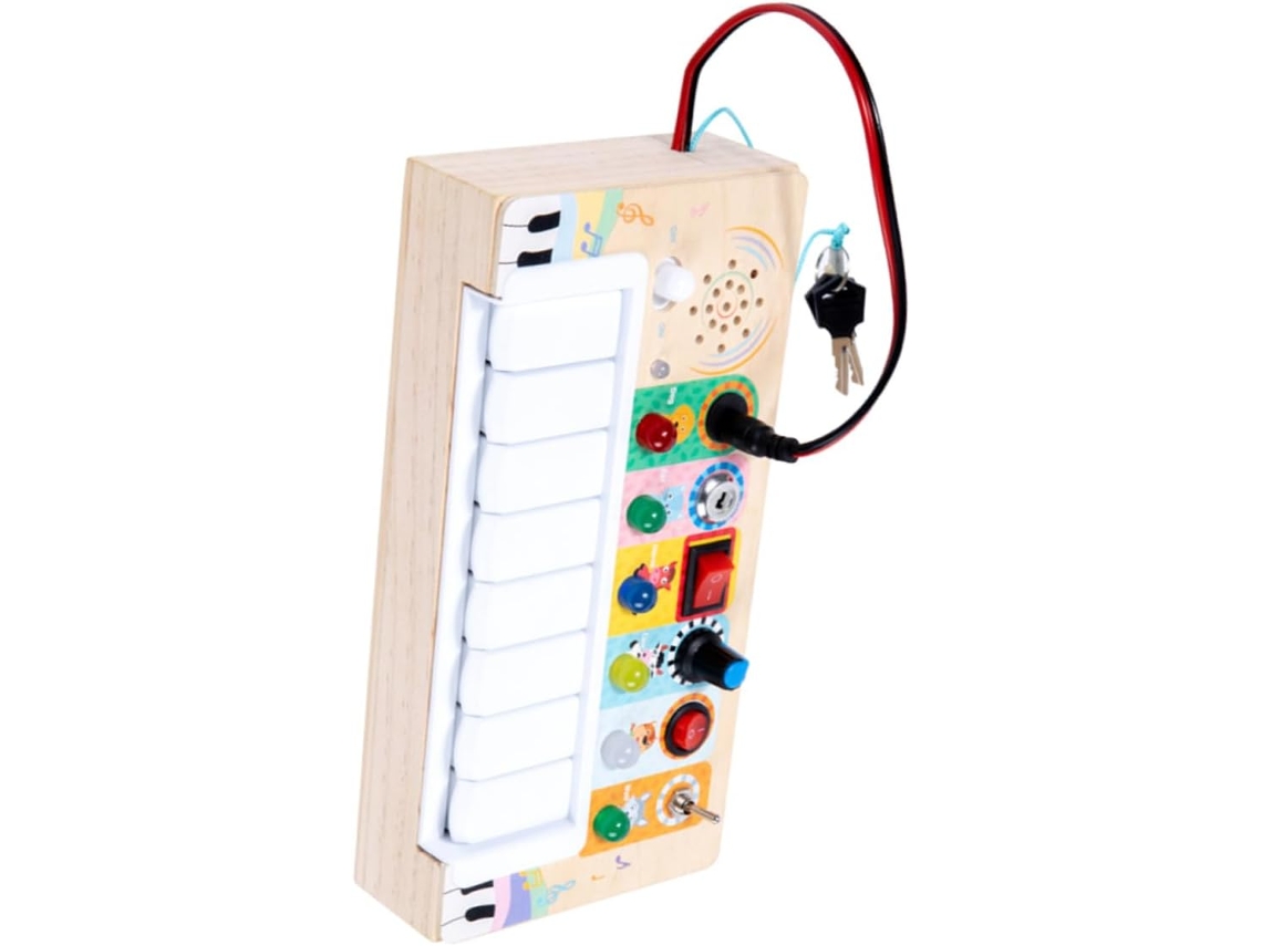 Juguete Musical Led De Madera, Juguete Interesante Para Niños Y Niñas