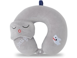 Almohada De Viaje Para El Cuello Para Niños, Que Incluye Máscara Para Dormir, Almohada De Viaje Para El Cuello Y Almohada De Vuelo.