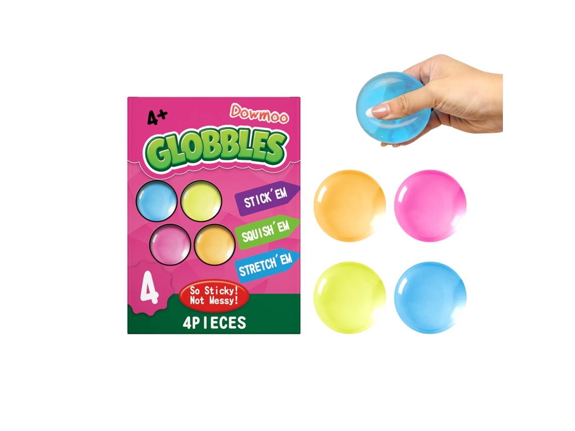 Pelota antiestrés adhesiva