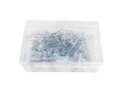 100 Alfileres Para Ramos Con Cristal Transparente De 10x64 Mm Para Decoración De Bodas Y Costura.