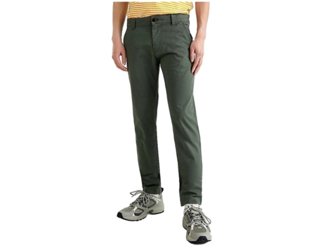 Pantalones de Hombre TOMMY JEANS Longa Tjm Scanton Verde (W38L34)