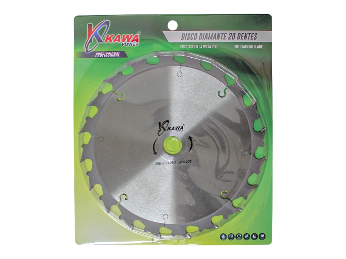 Kawapower Disco De Desbrozadora Diamantado De 20 Dientes