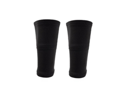 (negro L)1 Funda De Pierna De Fútbol Doble Con Bolsillos, Funda De Pantorrilla De Compresión, Funda De Pierna De Fútbol