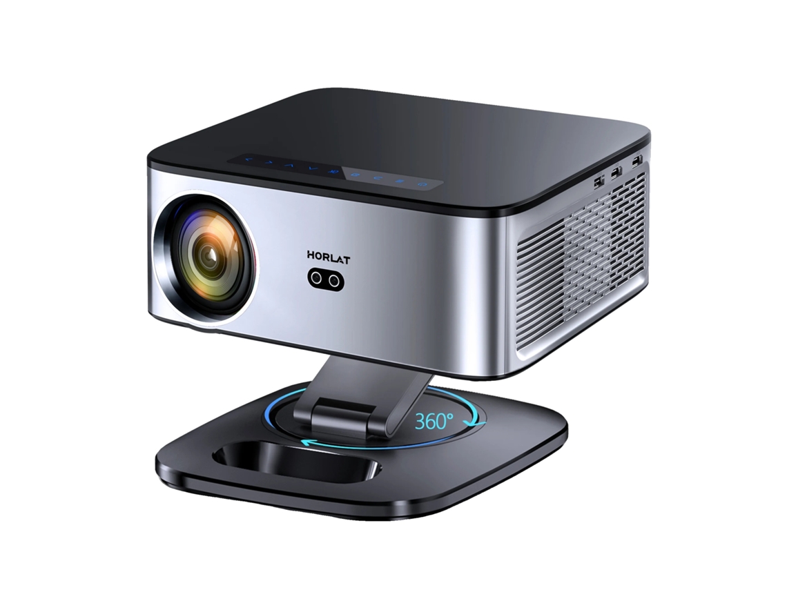 Proyector, decodificación 4k, Android 12, enfoque automático de 64 GB, enchufe UE OEM